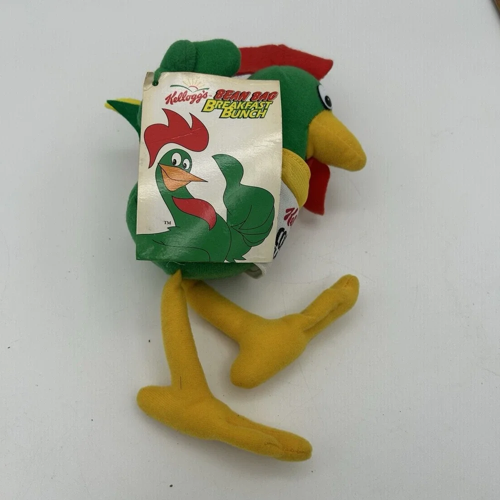 Vintage 1997 Kellogg's Bean Bag Breakfast Bunch - Corny Cornelius - 9